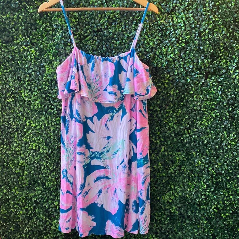 Lilly Pulitzer ruffle tank dress
